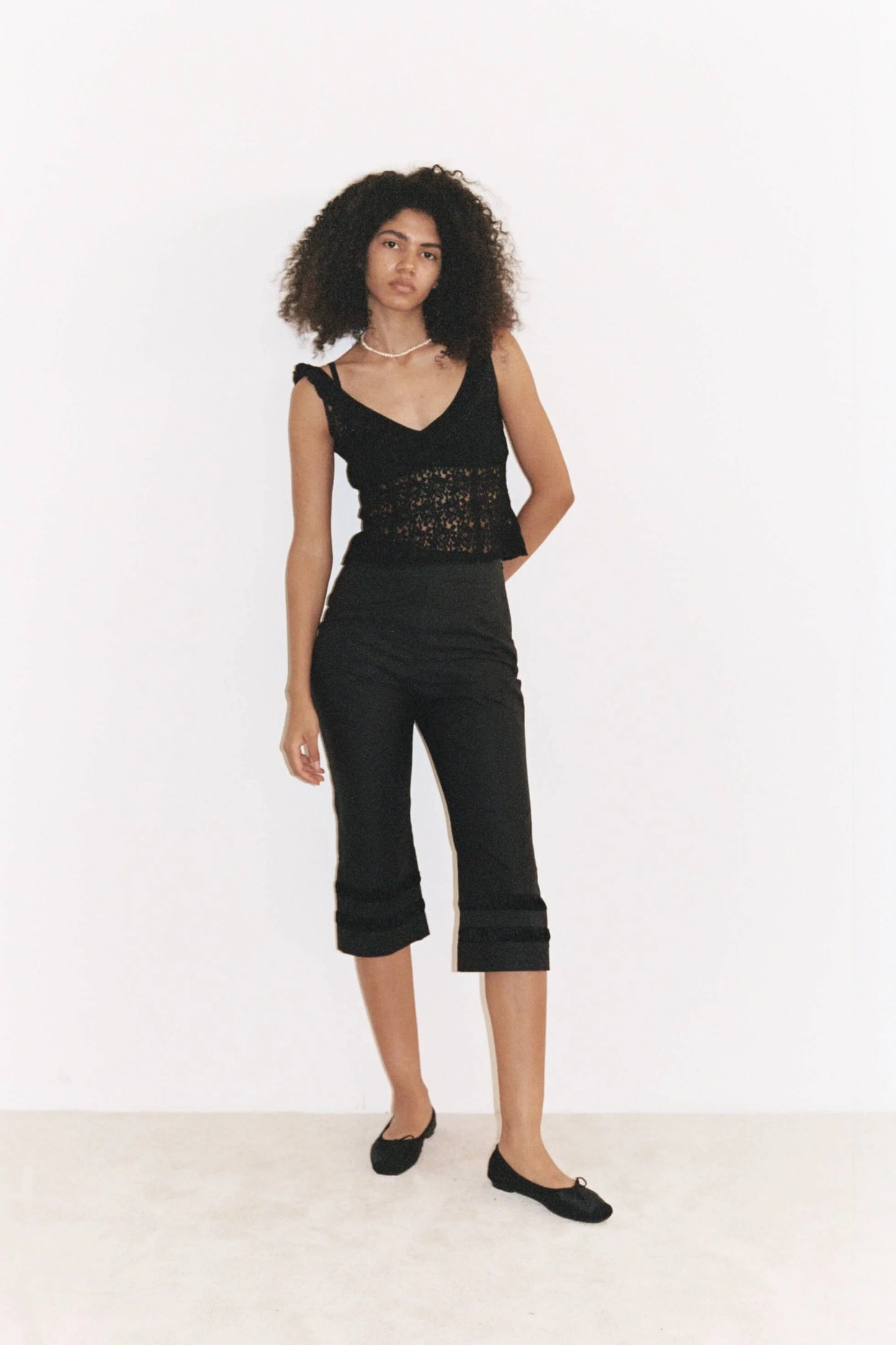 Alara Trousers in Black - Hai