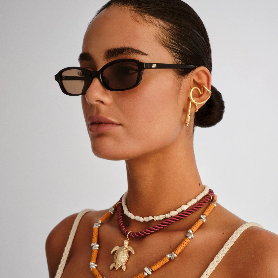 Honey Pot, Black Brown Mono - Le Specs