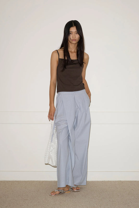 Double Layer Pant, Sky Stripe - Deiji Studios