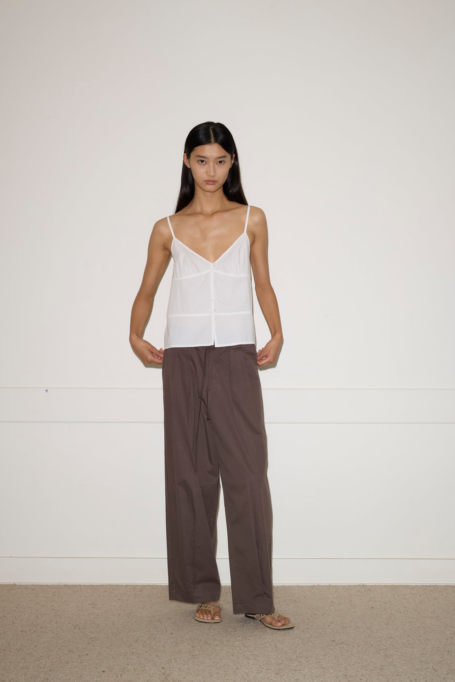 Turn Pant, Cocoa - Deiji Studios