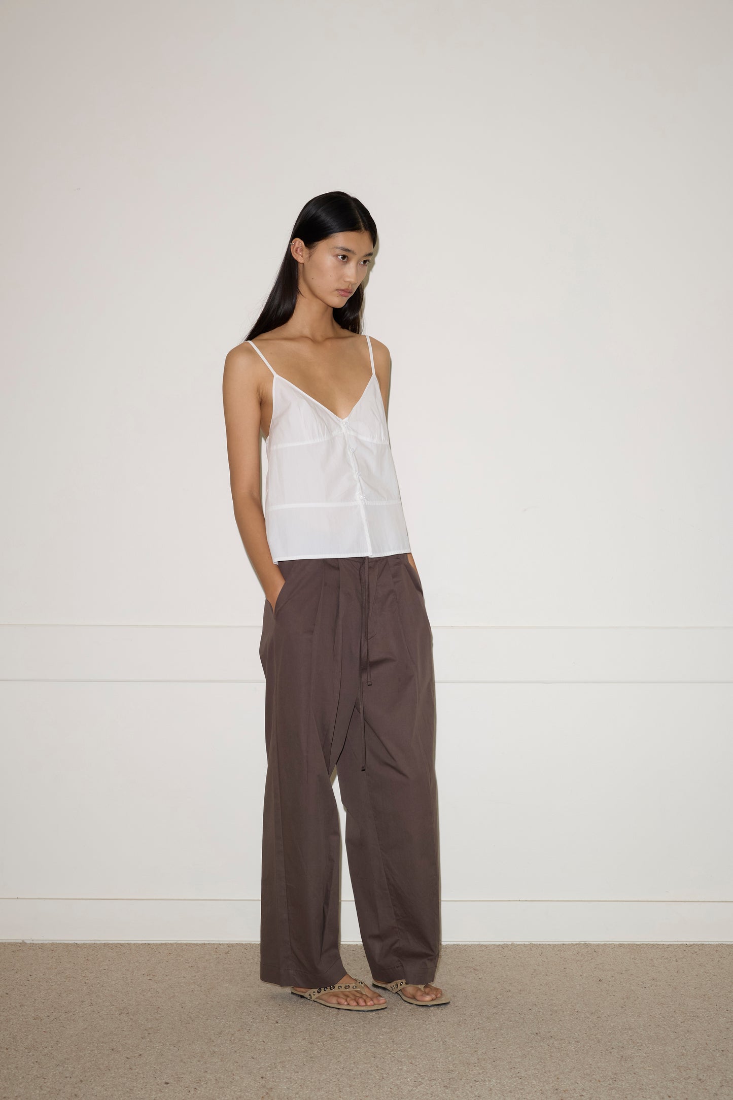 Turn Pant, Cocoa - Deiji Studios