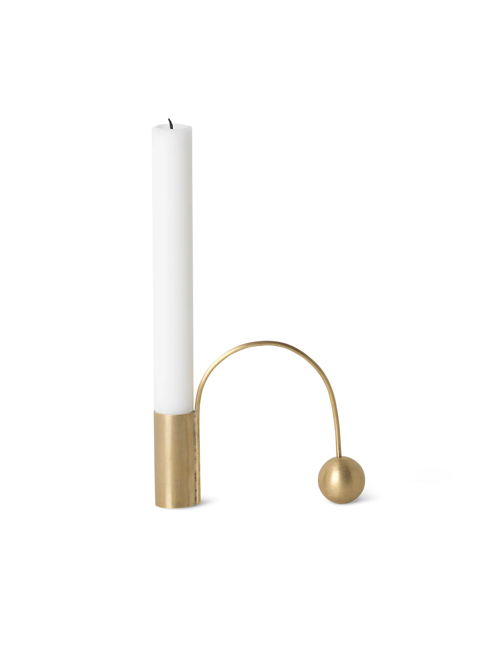 Balance Candle Holder, Brass - Ferm Living
