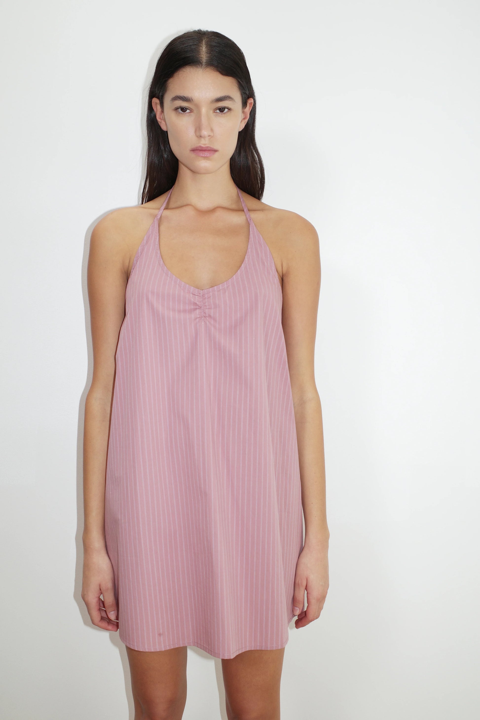 Round Halter Dress - Deiji Studios Meadows Studios Round Halter Dress - Deiji Studios Meadows Studios