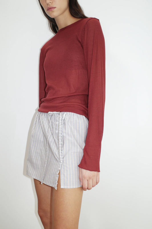 Ruffle Mini Skirt - Deiji Studios