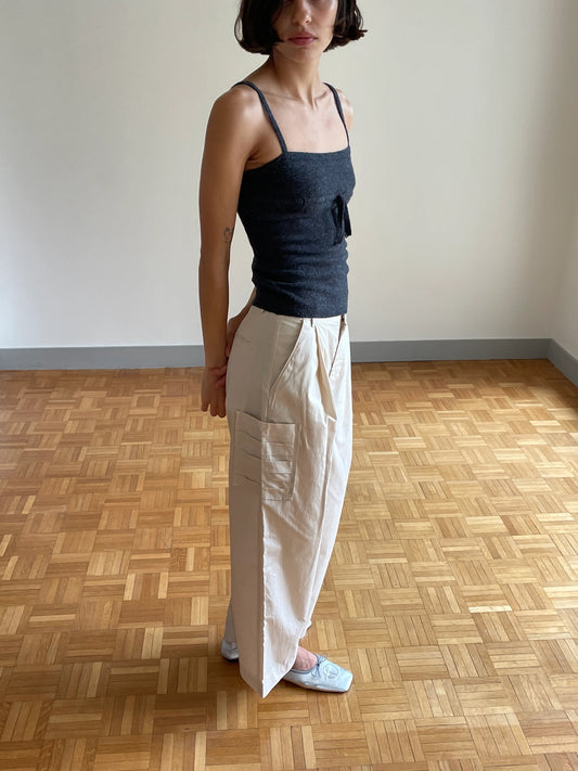 Gathered Pocket Pant - Deiji Studios