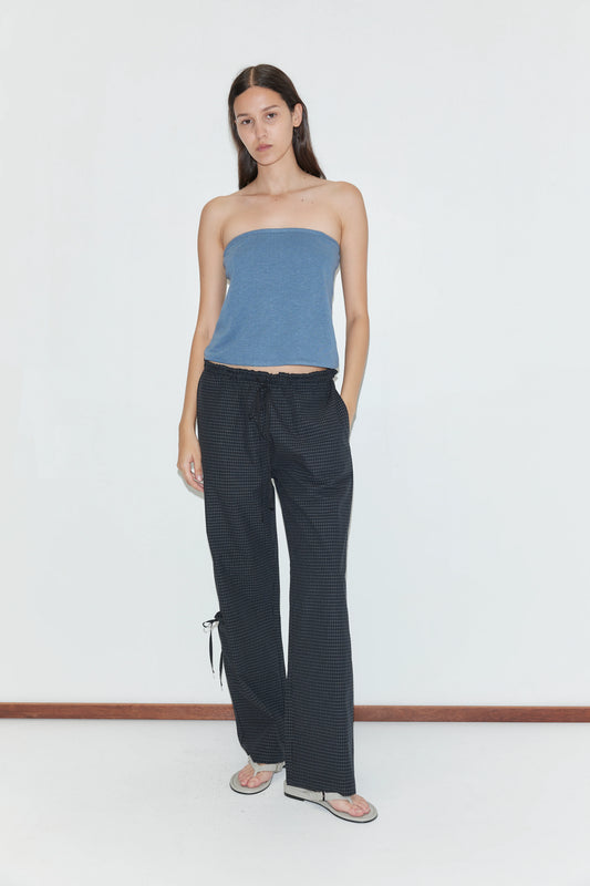 Grosgrain Pant, Mono Grid - Deiji Studios