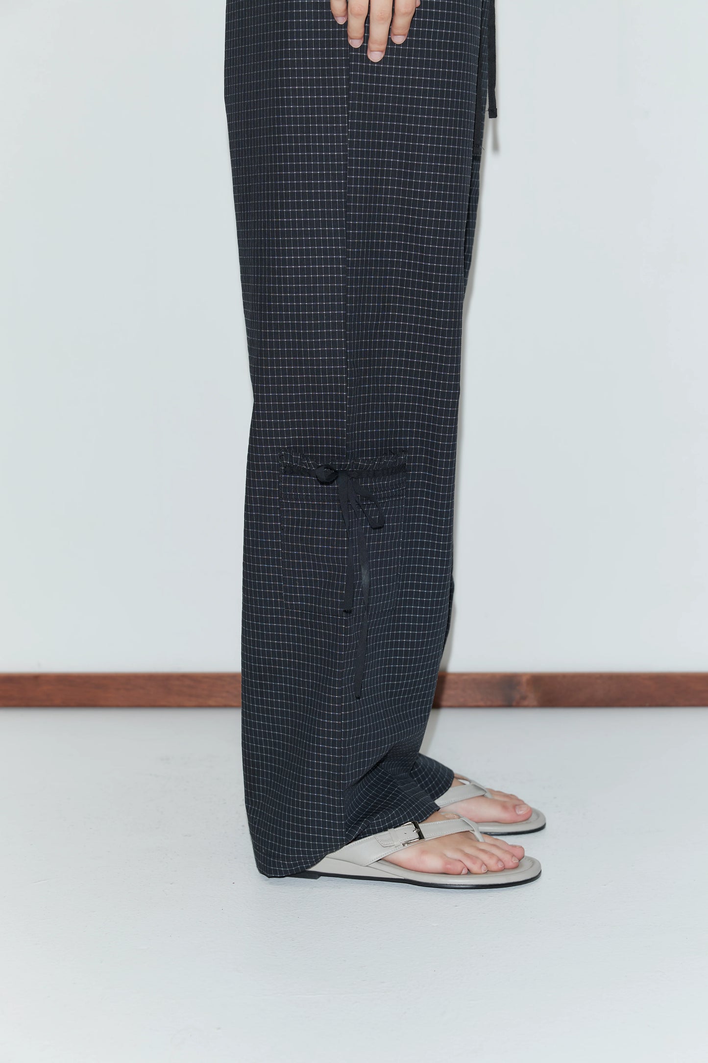 Grosgrain Pant, Mono Grid - Deiji Studios