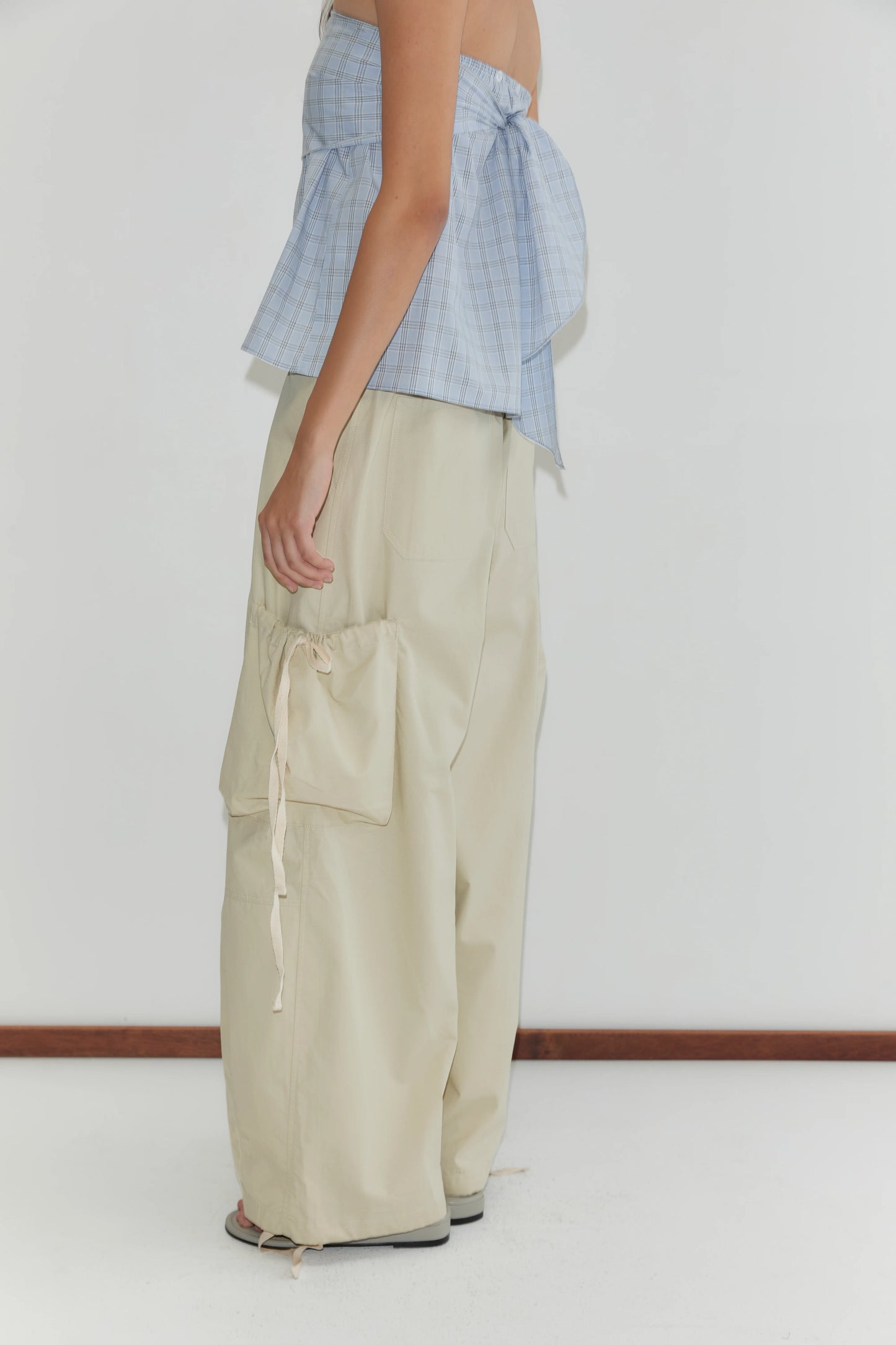 Cargo Pant, Stone - Deiji Studios