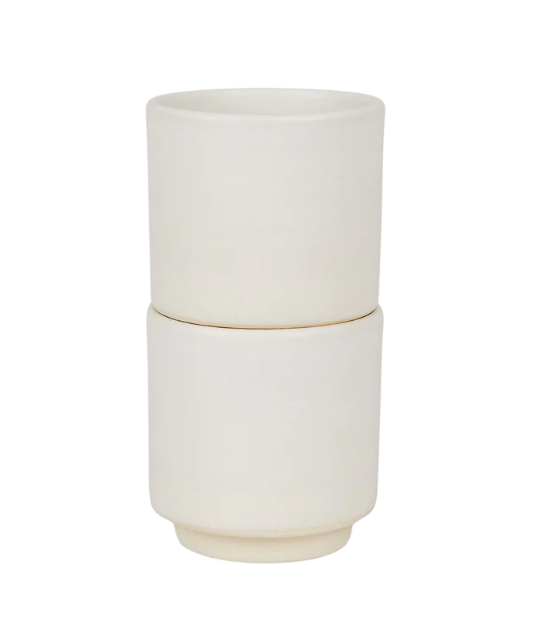 Otto Ceramic Cup Set of Two - Natural - Frama