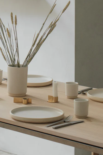 Otto Ceramic Cup Set of Two - Natural - Frama