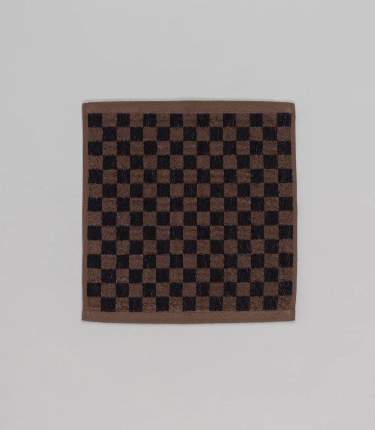 Tabac & Noir, Quill Face Cloth - Baina