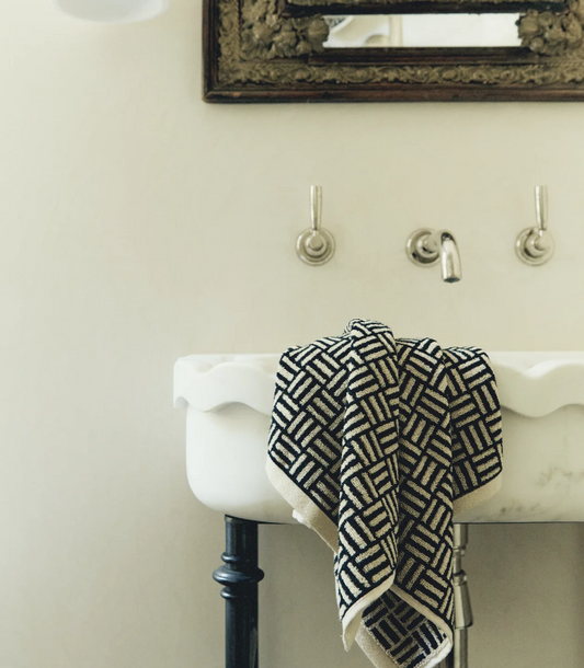 Sand & Noir, Torrens Hand Towel - Baina