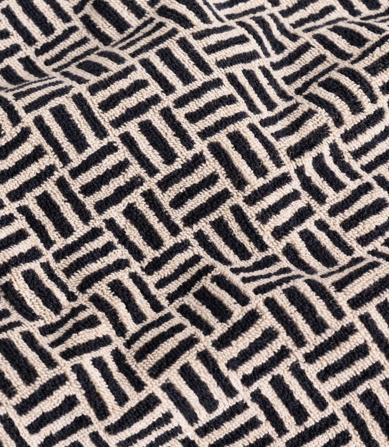 Sand & Noir, Torrens Hand Towel - Baina