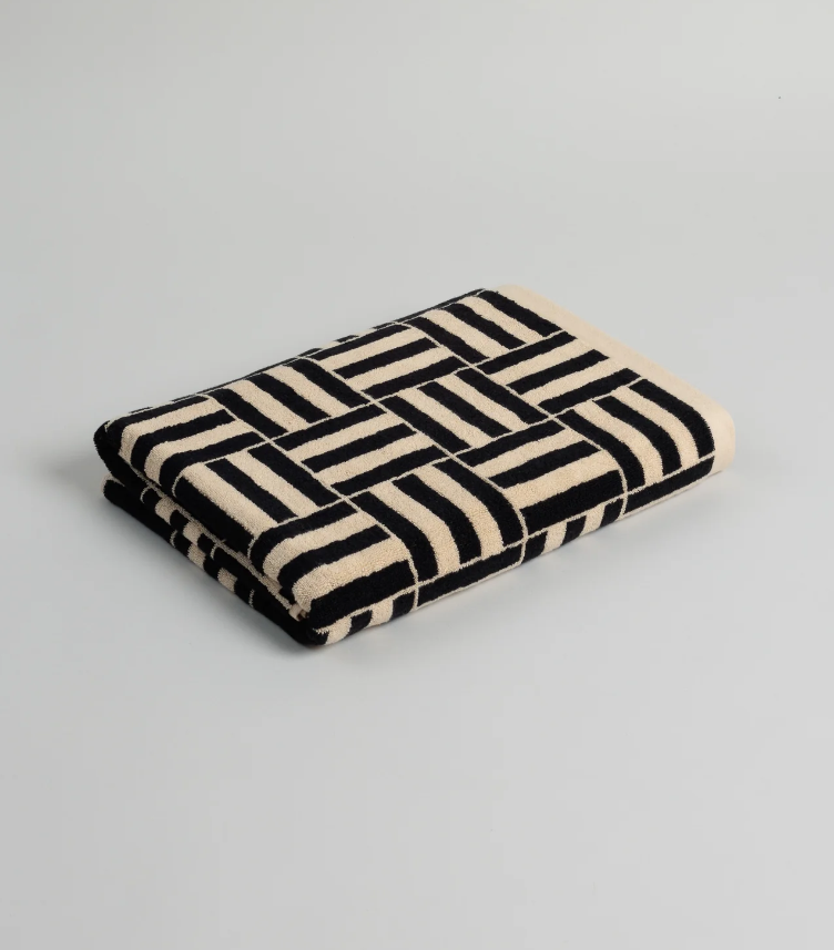 Sand & Noir, Willis Pool Towel - Baina