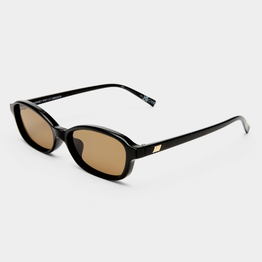 Honey Pot, Black Brown Mono - Le Specs