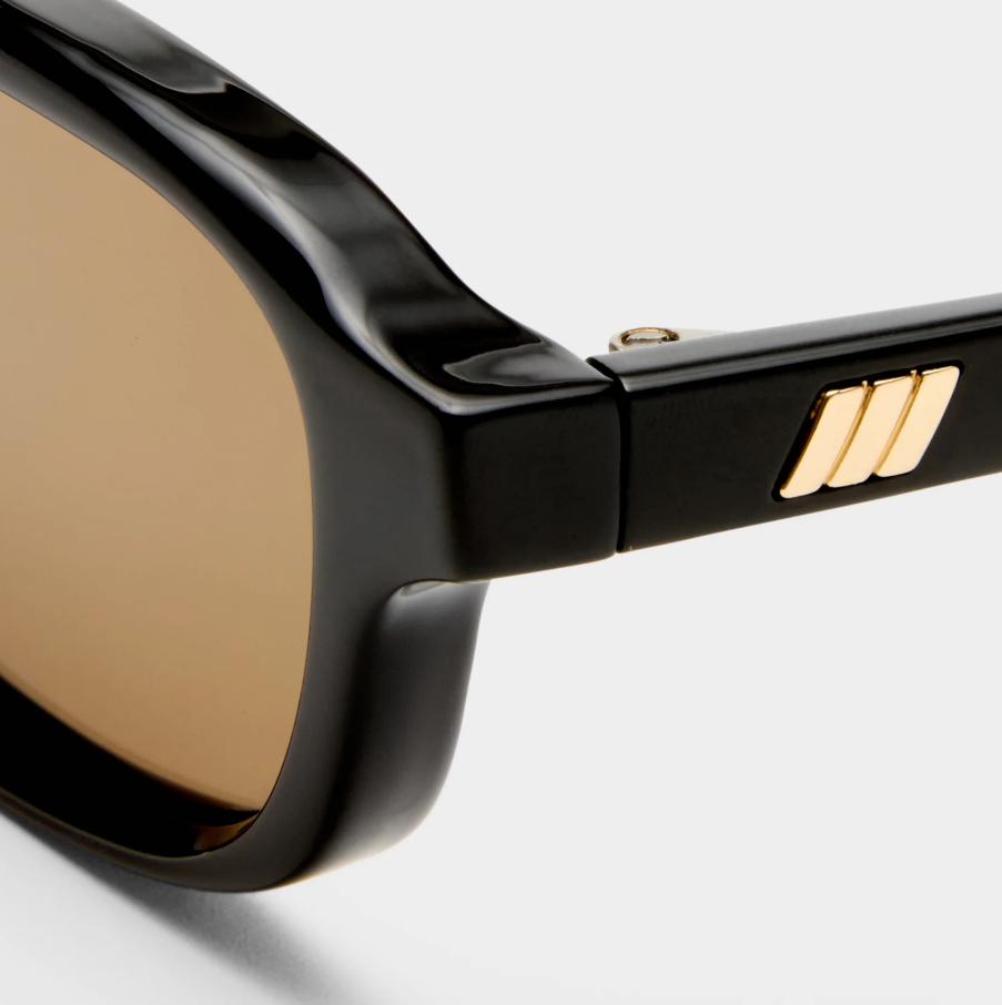 Honey Pot, Black Brown Mono - Le Specs