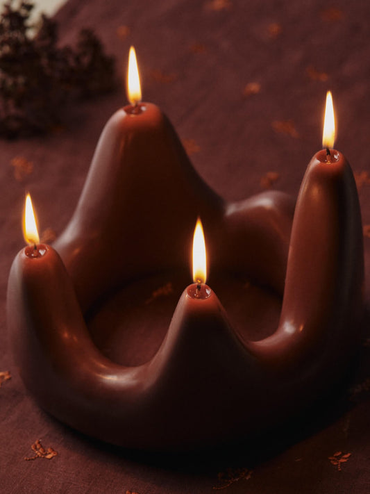 Stala Candle Ring, Dark grape - Ferm Living